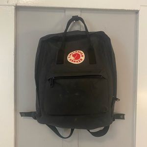 Fjallraven Kanken black backpack